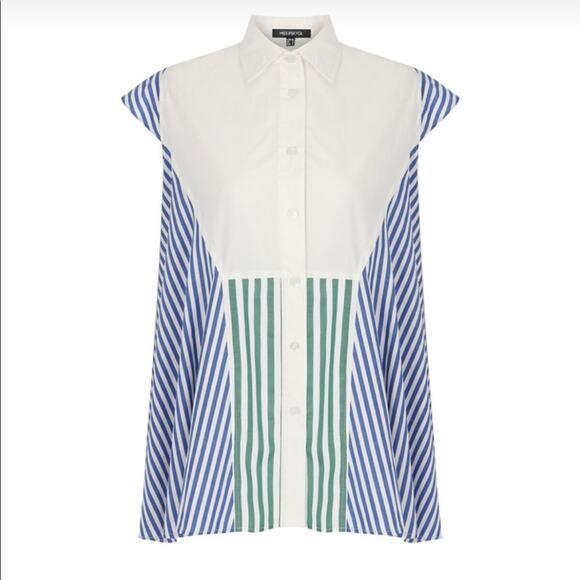 Miss Ipekyol Tops - Miss Ipekyol women’s stripe button down shirt/Tunic, size 8